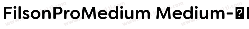 FilsonProMedium Medium字体转换